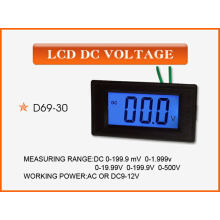 Dl69-30 Visor LED DC Volt Meter Voltímetro